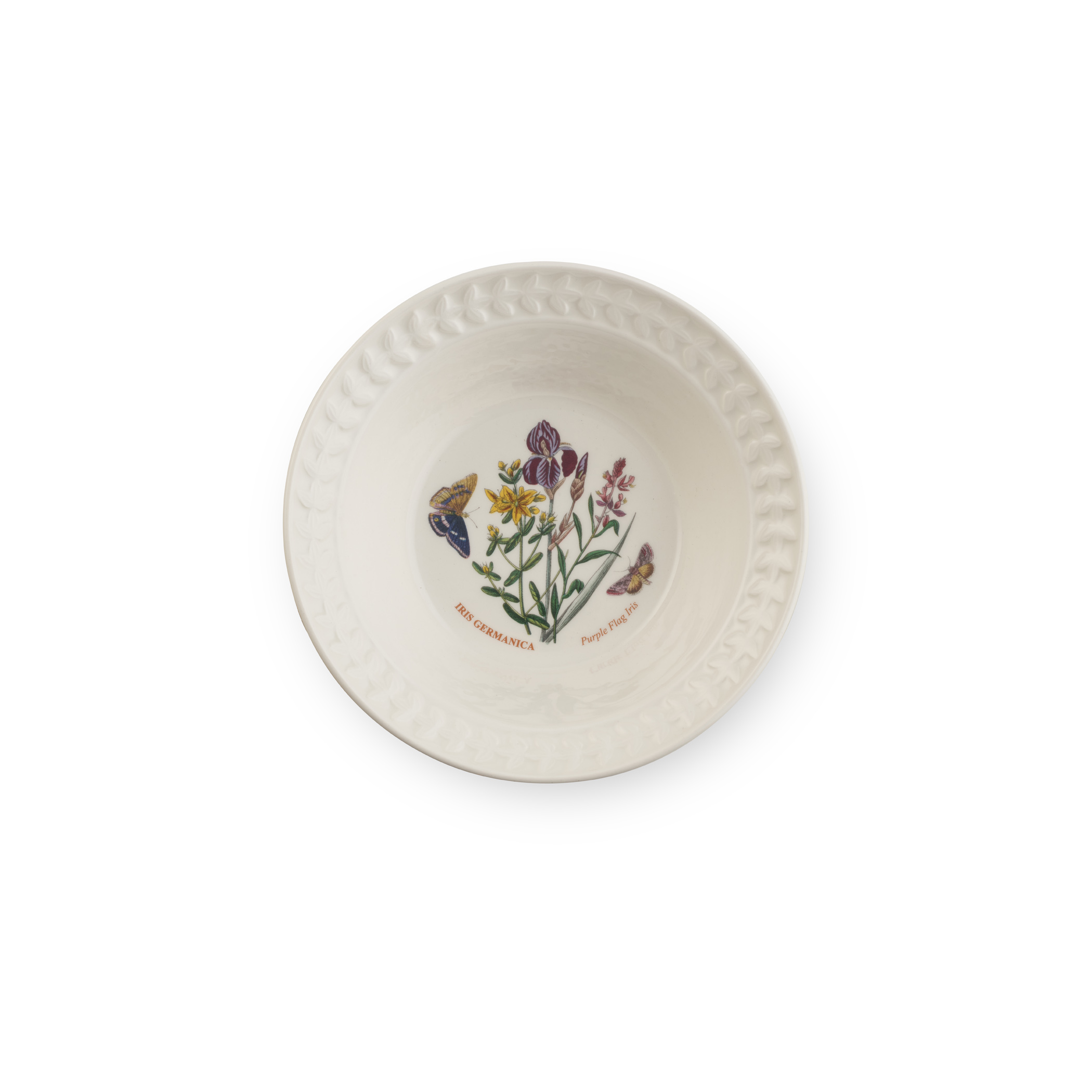 Botanic Garden Harmony Papilio Amethyst 6 Inch Cereal Bowl (Purple Iris) image number null